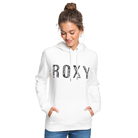 Bike Hoodie Roxy Right On Time snow white 2020 - 1