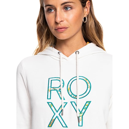 Hoodie Roxy Right On Time Terry snow white 2022 - 5
