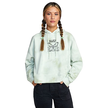 Hoodie RVCA Wms In The Air Venice light green 2022 - 1