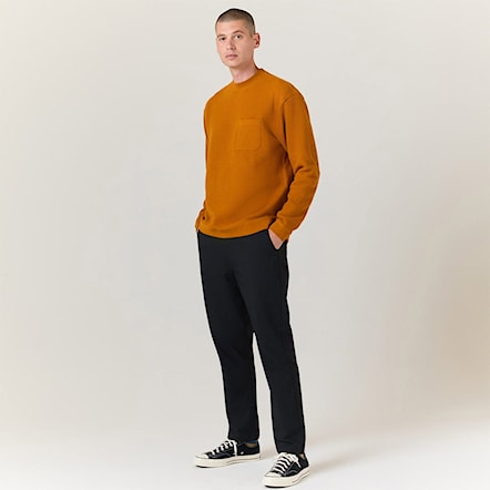 Mikina Stance Waffle Crewneck spice 2025 - 3