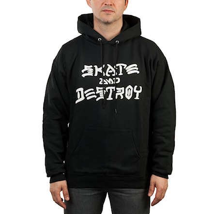 Bike Hoodie Thrasher Skate And Destroy Hood black 2017 - 1