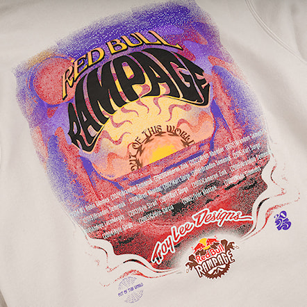 Hoodie Troy Lee Designs TLD X Rampage Valley Of Gods bone 2025 - 2