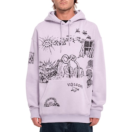 Hoodie Volcom FA Keutchi PO 2 light purple 2024 - 1