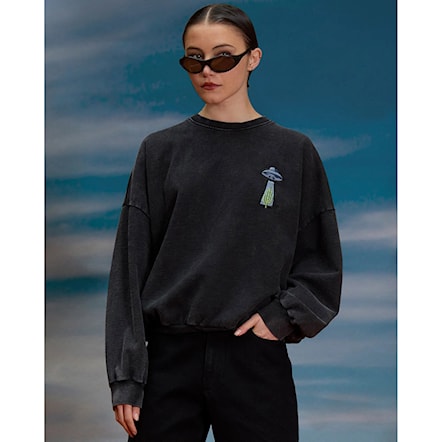 Mikina Volcom Wms FA Mickey Mason Crew vintage black 2026 - 12