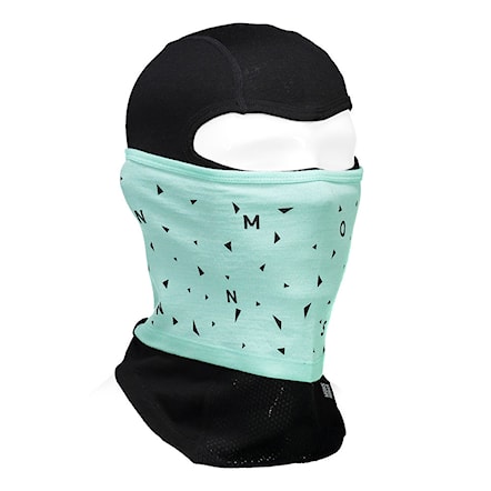 Ocieplacz Mons Royale Cabrio Balaclava Scatter black/peppermint 2018 - 1