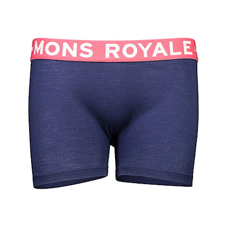 Kalhotky Mons Royale Hannah Hot Pant Ski Bum navy 2018 - 1