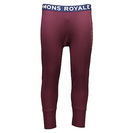 Underpants Mons Royale Shaun-Off 3/4 Long John Folo burgundy 2018 - 1