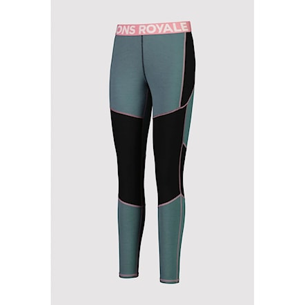 Leggings Mons Royale Wms Olympus Legging burnt sage/black 2023 - 5