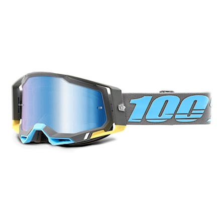 Bike okuliare 100% Racecraft 2 trinidad | mirror blue 2023 - 1