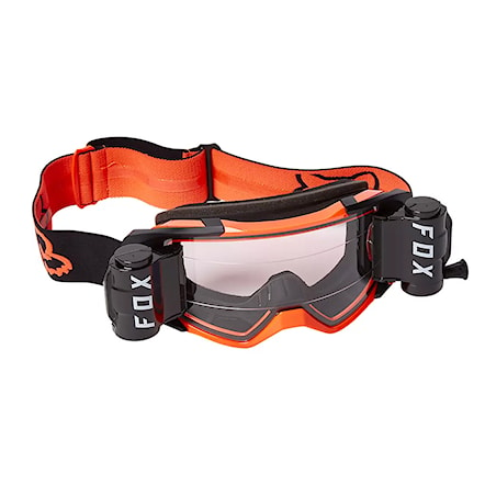 Bike Sunglasses and Goggles Fox Vue Stray Roll Off black/orange 2022 - 1