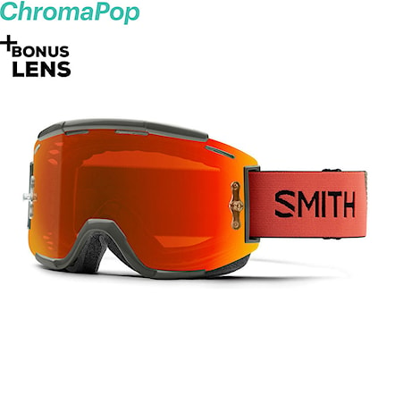Bike Sunglasses and Goggles Smith Squad MTB sage red rock | chromapop ed red mirror 2021 - 1