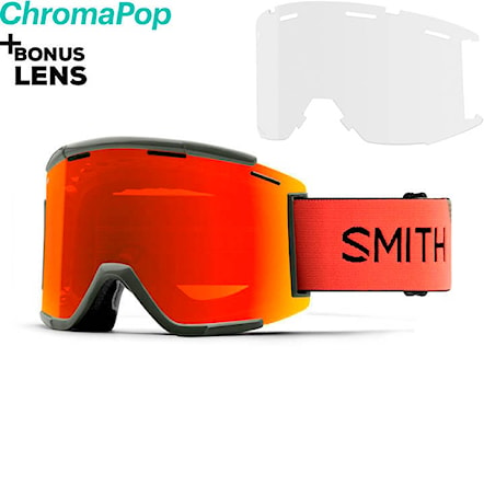 Bike Sunglasses and Goggles Smith Squad MTB XL sage red rock | chromapop ev red mirror 2021 - 1