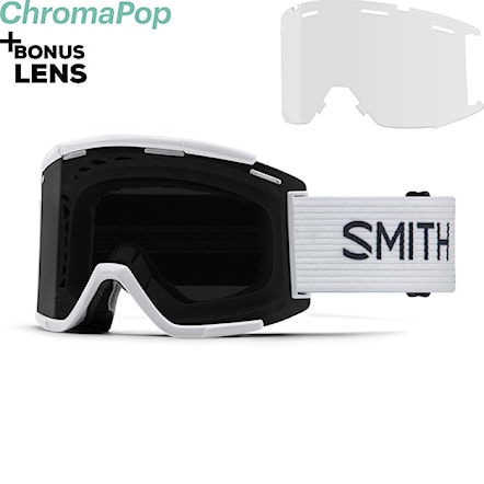Bike brýle Smith Squad MTB XL white | chromapop sun black+clear 2024 - 1