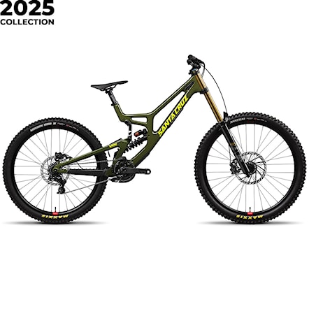 MTB bicykel Santa Cruz V10 CC MX Dh X01 gloss kelp green 2025 - 1