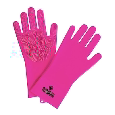 Muc-Off Deep Scrubber Gloves pink - 1