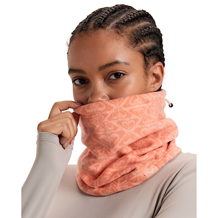 Neck Warmer Roxy Sayna Collar peach pink roxygram tonal 2025 - 4