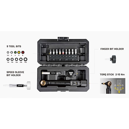 Bike Tool Topeak Torq Stick Pro 2-10 Nm black - 2
