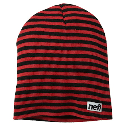 Čiapka Neff Duo Stripe red/black 2014 - 1