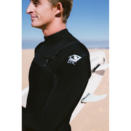 Wetsuit O'Neill Epic 4/3 Chest Zip Full black/black/black 2025 - 7