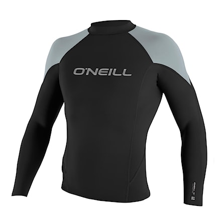 Wetsuit O'Neill Hammer 1,5Mm L/s Crew black/cool grey/brite blue 2017 - 1