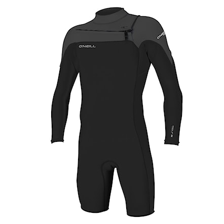 Wetsuit O'Neill Hammer Chest Zip 2mm L/S Spring black/black/graphite-pin 2018 - 1