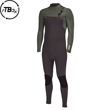 Wetsuit O'Neill Hyperfreak Chest Zip 3/2+ Full arabica/chimera 2025 - 1