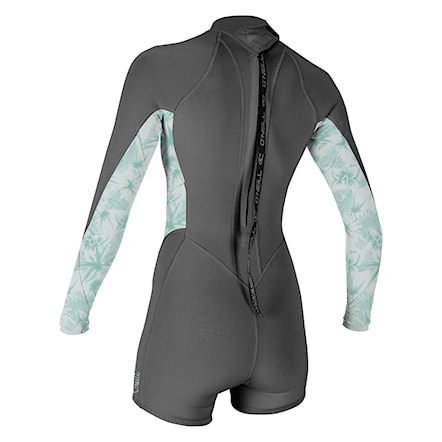 Wetsuit O'Neill Wms Bahia 2/1 BZ L/S Spring graphite/mirage tropical 2023 - 2