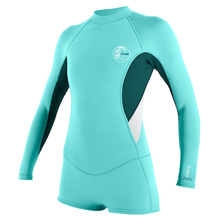 Wetsuit O'Neill Wms Bahia 2/1 L/s Short Spring seaglass/deep teal/white 2016 - 1