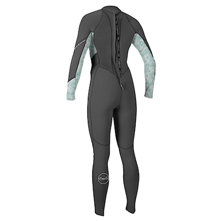 Wetsuit O'Neill Wms Bahia 3/2 Back Zip Full graphite/mirage tropical 2023 - 2
