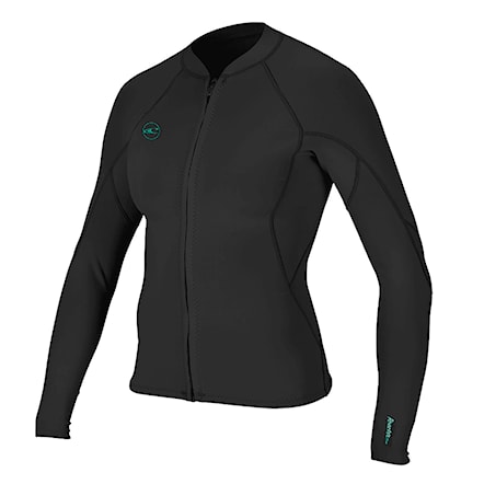 Wetsuit O'Neill Wms Reactor II 1,5 mm Front Zip Jacket black/black 2025 - 1