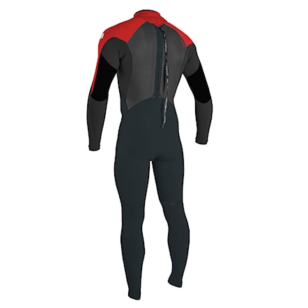 Wetsuit O'Neill Youth Epic Boys 4/3 Back Zip Full gunmetal/black/red/red 2022 - 2