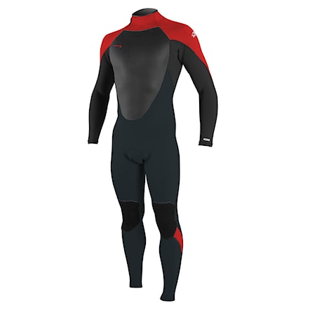 Wetsuit O'Neill Youth Epic Boys 4/3 Back Zip Full gunmetal/black/red/red 2022 - 1