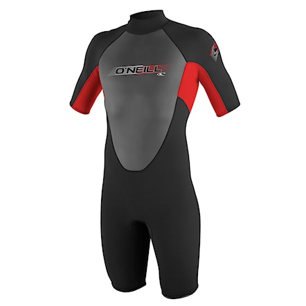Wetsuit O'Neill Youth Reactor 2Mm S/s Spring black/red/black 2017 - 1
