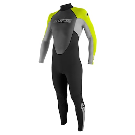 Wetsuit O'Neill Youth Reactor 3/2 Full black/flint/lime 2016 - 1