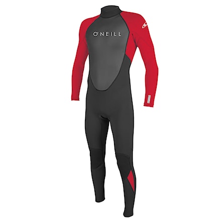 Wetsuit O'Neill Youth Reactor II BZ 3/2 Full black/red 2018 - 1