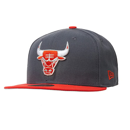 Czapka z daszkiem New Era Chicago Bulls 59Fifty Multipop 2 graphite/red 2014 - 1