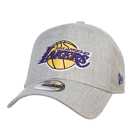 Czapka z daszkiem New Era Los Angeles Lakers 39Thirty Hthr grey 2020 - 1