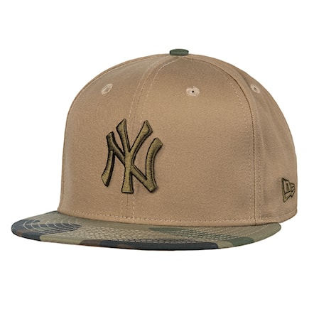 Kšiltovka New Era New York Yankees 59Fifty C.e. woodland camo/khaki/brown 2019 - 1