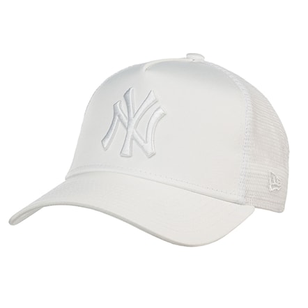 Czapka z daszkiem New Era New York Yankees Aframe Trucker satin white 2018 - 1