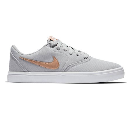 Sneakers Nike SB Check Solarsoft Canvas wolf grey/mtlc red bronze-white 2019 - 1