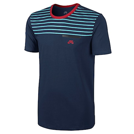 T-shirt Nike SB Dri-Fit Mesh Pocket obsidian/gym red 2015 - 1