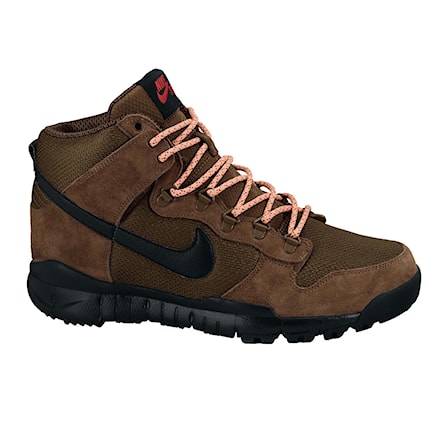 Sneakers Nike SB Dunk High military brown/black-dark khaki 2017 - 1