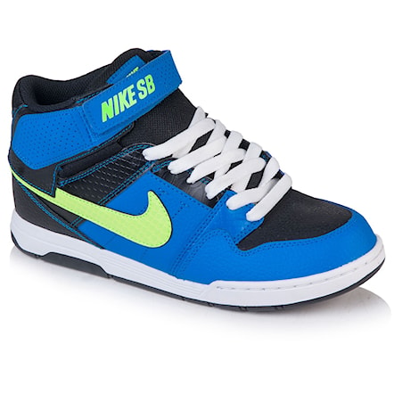 Sneakers Nike SB Mogan Mid 2 Jr B photo blue/volt-black-white 2014 - 1
