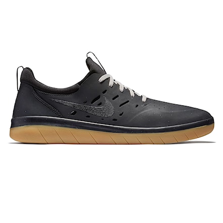 Sneakers Nike SB Nyjah Free black/black-gum light brown 2018 - 1