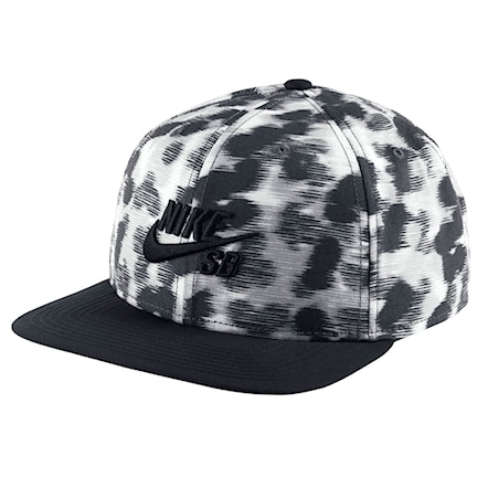 Czapka z daszkiem Nike SB Pixelated summit white/black 2014 - 1