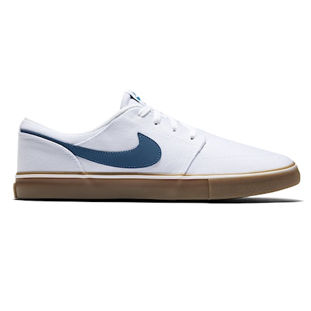Sneakers Nike SB Solarsoft Portmore Ii Canvas white/industrial blue-brown 2017 - 1