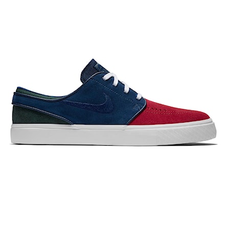 Sneakers Nike SB Janoski red crush/blue void-wht-mdng grn | Snowboard