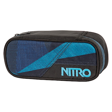 Školní pouzdro Nitro Pencil Case fragments blue 2020 - 1