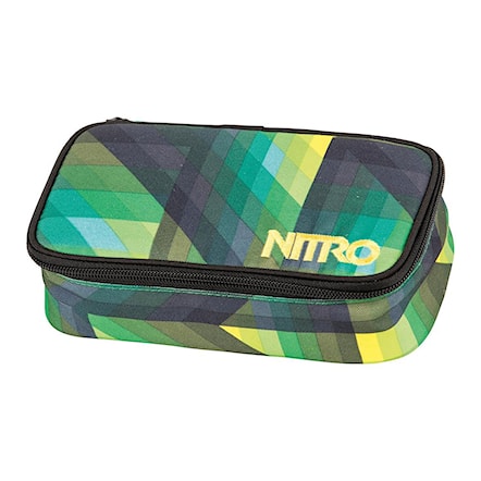 School Case Nitro Pencil Case geo green 2017 - 1