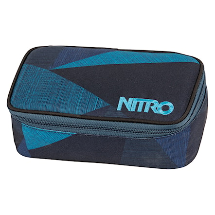 Školské puzdro Nitro Pencil Case Xl fragments blue 2018 - 1